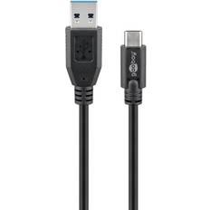 Goobay USB A-USB C - USB-kabel Kablar Goobay Sync & Charge Super USB A 3.0 - USB C M-M 2m