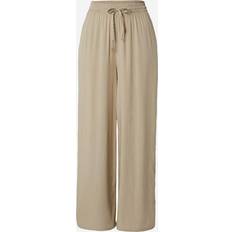 Saskia Wide Leg Pants - Beige