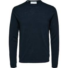 Selected Leinen Pullover - Blue