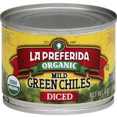 La Preferida Organic Green Chiles Mild Diced 113g 1Pacco