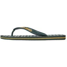 Grün - Herren Flip-Flops Jack & Jones Zehentrenner 12230631 Schwarz