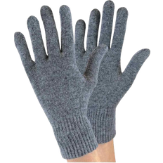 Elastane/Lycra/Spandex - Women Mittens Sock Snob Knitted Magic Thermal Wool Gloves - Grey