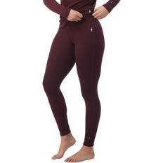 Red Base Layer Pants Smartwool Women's Classic Thermal Merino Baselayer Bottom - Black Cherry Heather