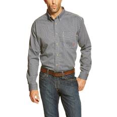 Ariat Men Shirts Ariat Men's FR Basic Work Shirt - Blue Multi