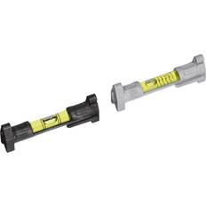 Carpenter's Levels Johnson & Tool 2 Vial, 3" Long, Plastic Line - 1/4" Wide, Black #595 Spirit Level