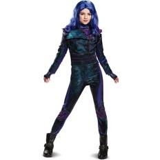 Disguise Deluxe Descendants Girls Mal Costume Disney Costumes