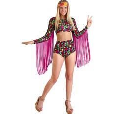 Vert Tenues de soirée Free Spirit Women's Hippie Costume