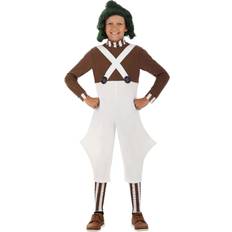 Jerry Leigh Willy Wonka Child Oompa Loompa Costume Brown/White