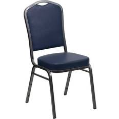 Blue Armchairs Flash Furniture HERCULES Series Crown Back Stacking Banquet Armchair