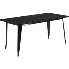 Flash Furniture ET-CT005-BK-GG 63" Cafe Dining Table