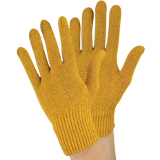 Elastane/Lycra/Spandex - Women Mittens Sock Snob Knitted Magic Thermal Wool Gloves - Mustard