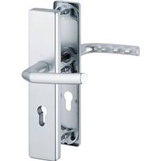 Manillas de puerta Hoppe Schutzgarnitur Birm.1117/2221A/2440 Alu.F1 72 mm 37-42 mm PZ-2550532