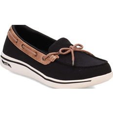 Skechers Women Boat Shoes Skechers Arch Fit Up Lift Shoreline - Black