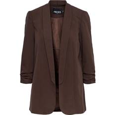 Femme - Marron Blazers Pieces Bosella Blazer - Chicory Coffee