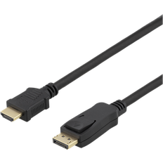 Deltaco HDMI - DisplayPort M-M 10m