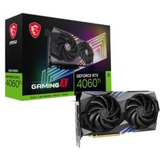 8 GB Graphics Cards MSI GeForce RTX 4060 Ti Gaming X HDMI 3xDP 8GB