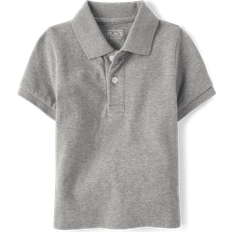 The Children's Place Baby &Toddler Boys Uniform Pique Polo - Smokeb10