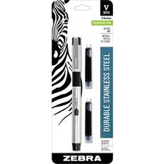 Zebra V 301 Fountain Pen Black with Refill