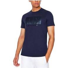 Mens armani t shirt Armani Exchange T-shirt - Blue