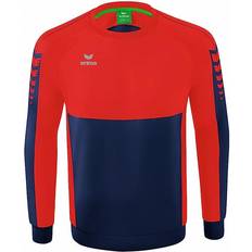 Rojo - Sudadera Suéteres Erima Six Wings Sweatshirt Unisex - New Navy/Red