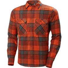 Helly Hansen Shirts Helly Hansen Men's Lokka Organic Flannel Shirt - Iron Oxide