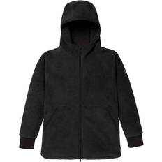 Burton Women's Minxy Zip Up Fleece - True Black Sherpa