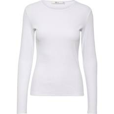 Gestuz Drewgz Ls Tee Noos Tops & T-shirts - Bright White