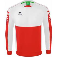 Rojo - Sudadera Suéteres Erima Six Wings Sweatshirt Unisex - Red/White