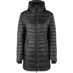 Föhn Womens Long Down Jacket - Black