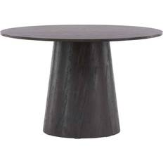 Rundt spisebord ø120 Venture Home Lanzo Spisebord Ø120 Sort Spisebord 120cm