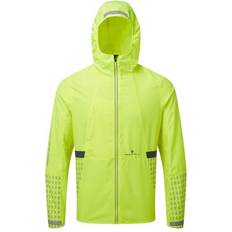 Green - Running Outerwear Ronhill Tech Afterhours Jacket - Fluo Yellow/Charcoal/Reflect