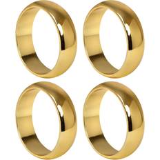Himla Monaco Brass Napkin Ring 4pcs
