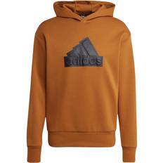 adidas Future Icons Badge of Sport Hoodie - Bronze Strata