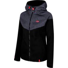 Zone3 Women's Casual Hoodie - Black/Grey/Coral
