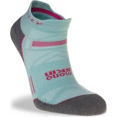 Hilly Unisex Supreme Socklet Med Socks - Aquamarine/Grey Marl