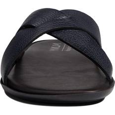 Flip-Flops MARC JOSEPH NEW YORK Roman Court Navy Grainy Men's Shoes Navy