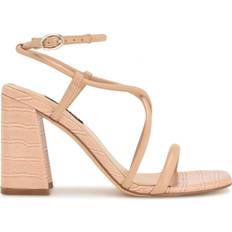 Nine West Pink Heeled Sandals Nine West Yeera - Warm Blush