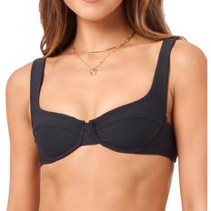 XS Bikini Tops L*Space Eco Chic Repreve Nikita Bikini Top - Black