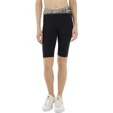 Off-White Women Shorts Off-White Fietsshorts Met Logoband - Zwart