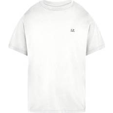 C.P. Company Solid Colour T-shirts C.P. Company Short Sleeve Basic Logo T-shirt - Gauze White