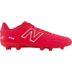 New Balance Laced Soccer Shoes New Balance 442 V2 Team FG M - Red/White