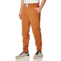 Men's Basic Active Fleece Joggers - Rust