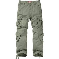 Match Men's Wild Cargo Pants - Light Green