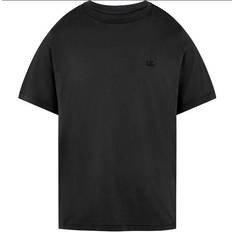 C.P. Company Solid Colour Tops C.P. Company Short Sleeve Basic Logo T-shirt - Total Eclipse