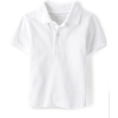 9-12M - Boys Polo Shirts The Children's Place Baby &Toddler Boys Uniform Pique Polo - White