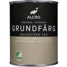 Alcro Träfasadsfärger - Utomhusfärger - Vit Målarfärg Alcro Primer Träfasadsfärg Vit 1L