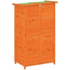 vidaXL Garden Tool Shed Brown 32.7 x 22.4 x 55.1 in (Building Area )