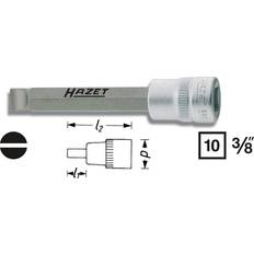 Sekskantskrutrekkere Hazet Schraubendreher-Steckschlüsseleinsatz 10mm 3/8 Hex Head Screwdriver