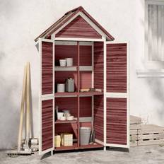 vidaXL Tool Shed Organiser Sentry Shed Pine (Building Area )