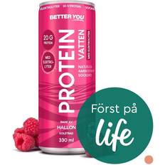 Proteinvatten Better You Proteinvatten 330ml Elektrolyter Hallon